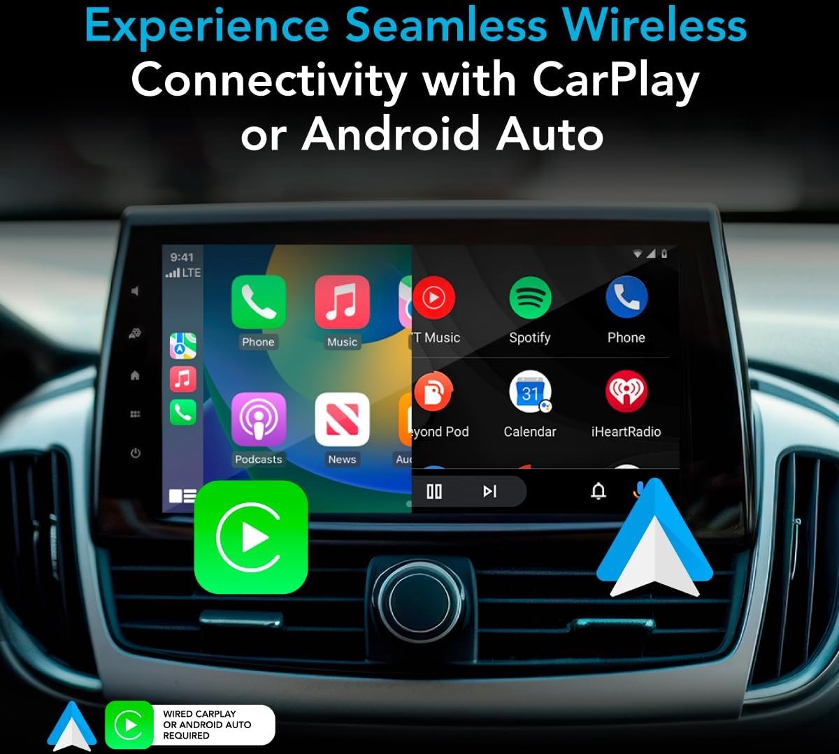 AutoSky WUA-8 - Draadloze CarPlay Adapter - Plug & Play - Compact Ontwerp